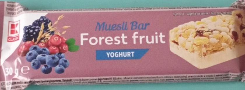 Фото - Muesli Bar Forest Fruit Yoghurt K-Classic
