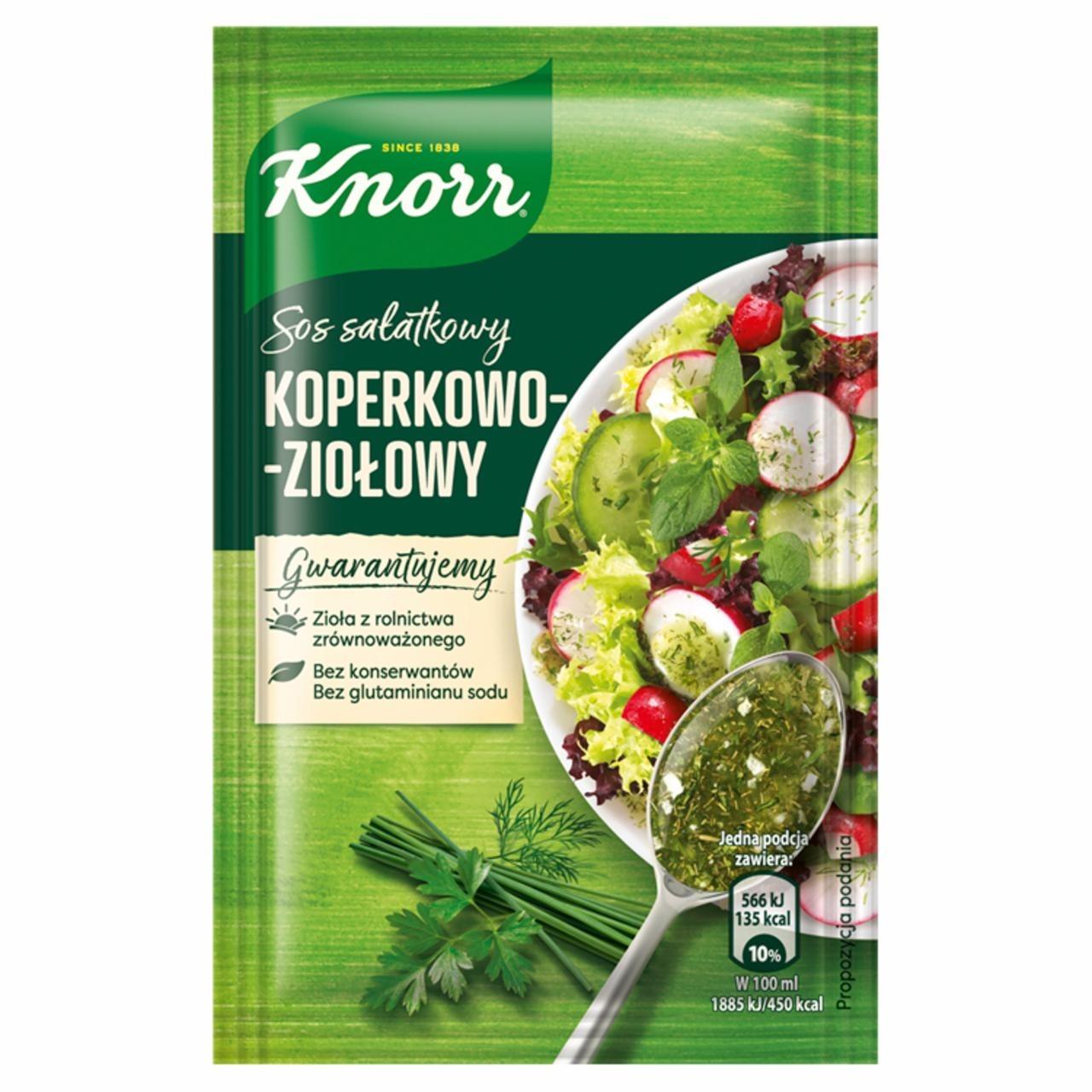 Фото - Sos sałatkowy koperkowo-ziołowy Knorr