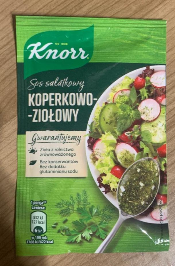 Фото - Sos sałatkowy koperkowo-ziołowy Knorr