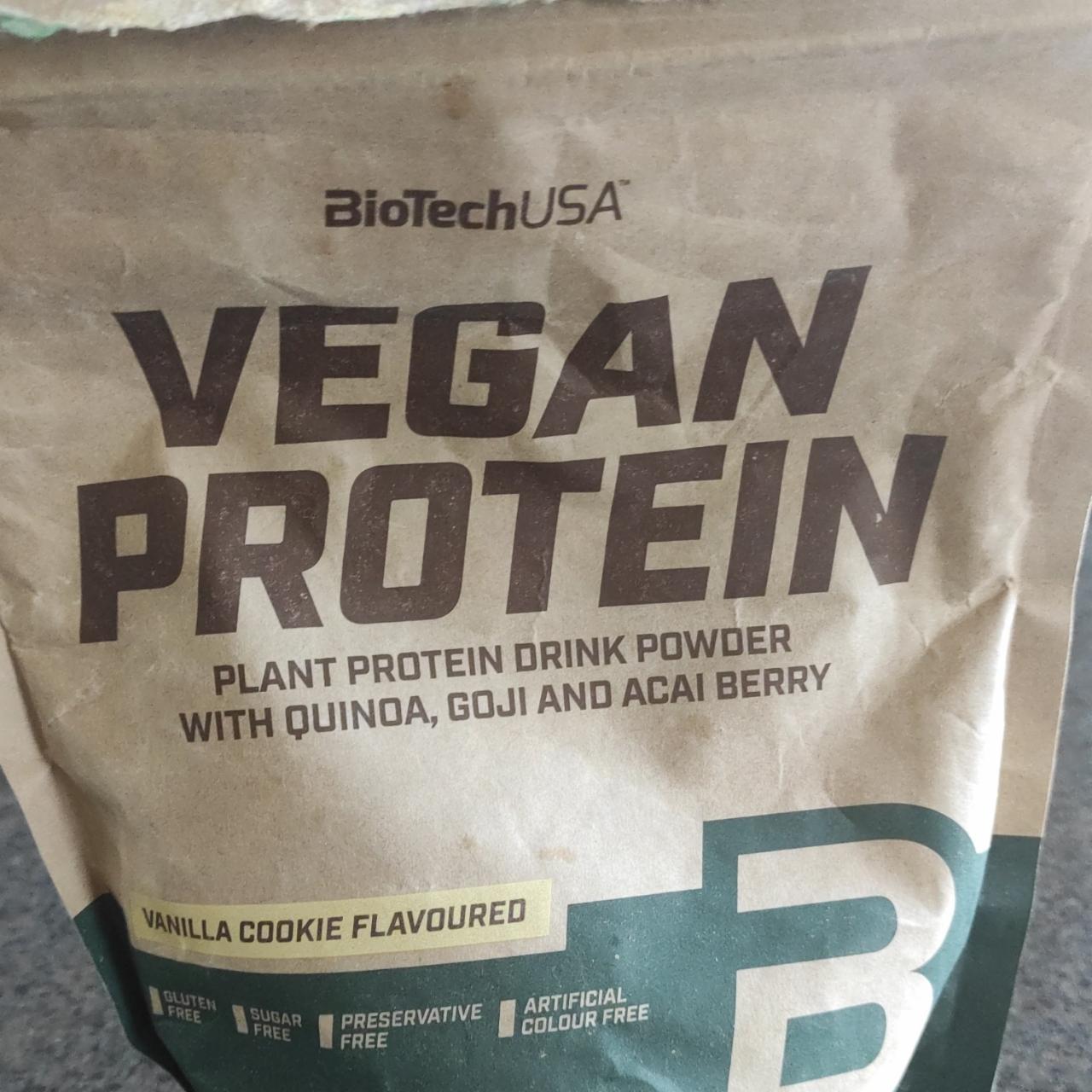 Фото - Vegan Protein Vanilla cookie flavoured BioTechUSA