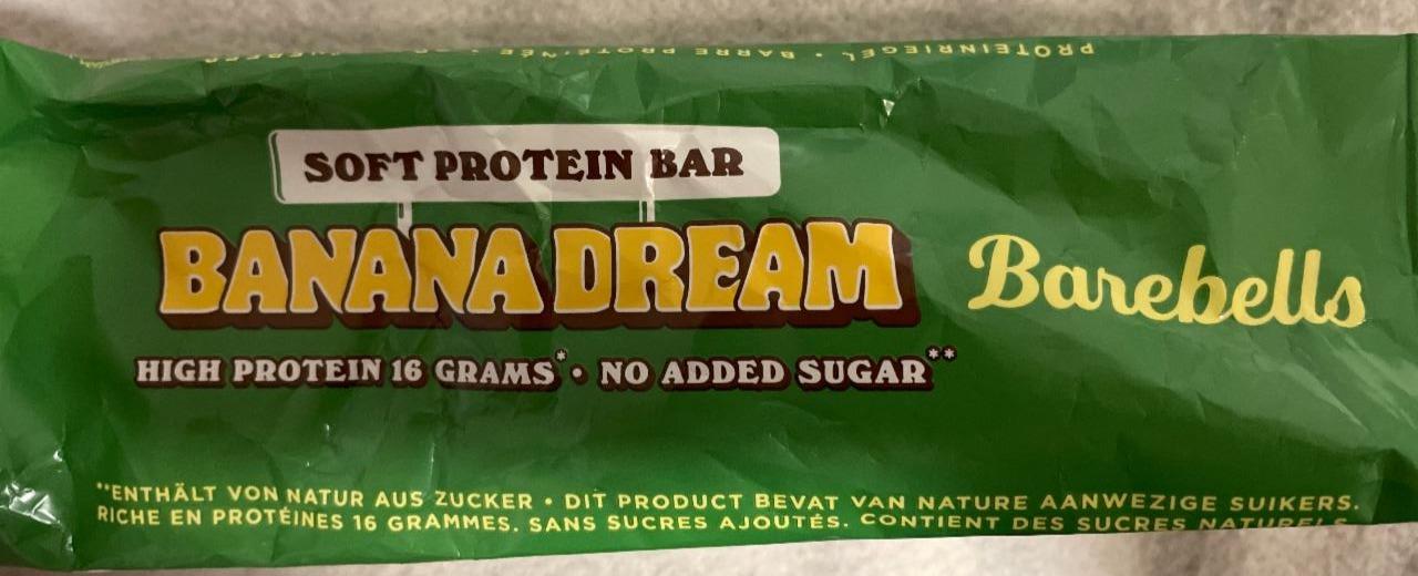 Фото - Батончик протеїновий Soft Protein Bar без цукру Banana Dream Barebells