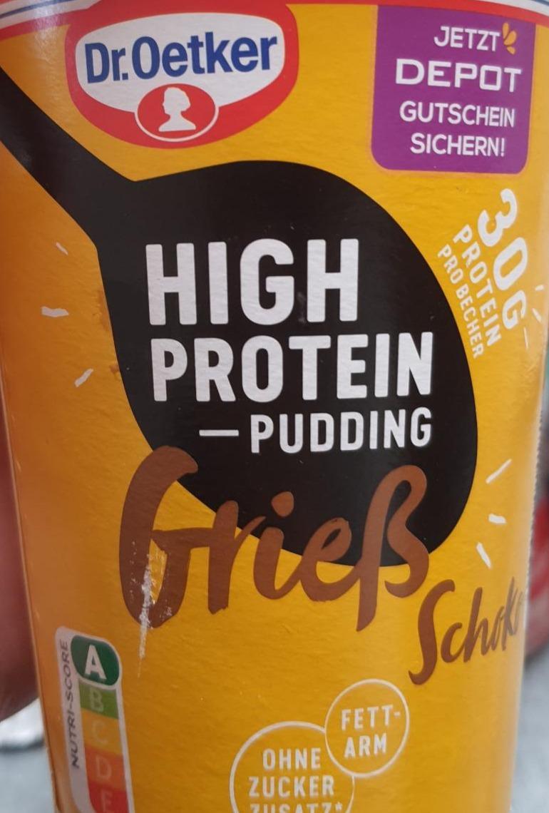 Фото - High Protein Pudding Dr.Oetker