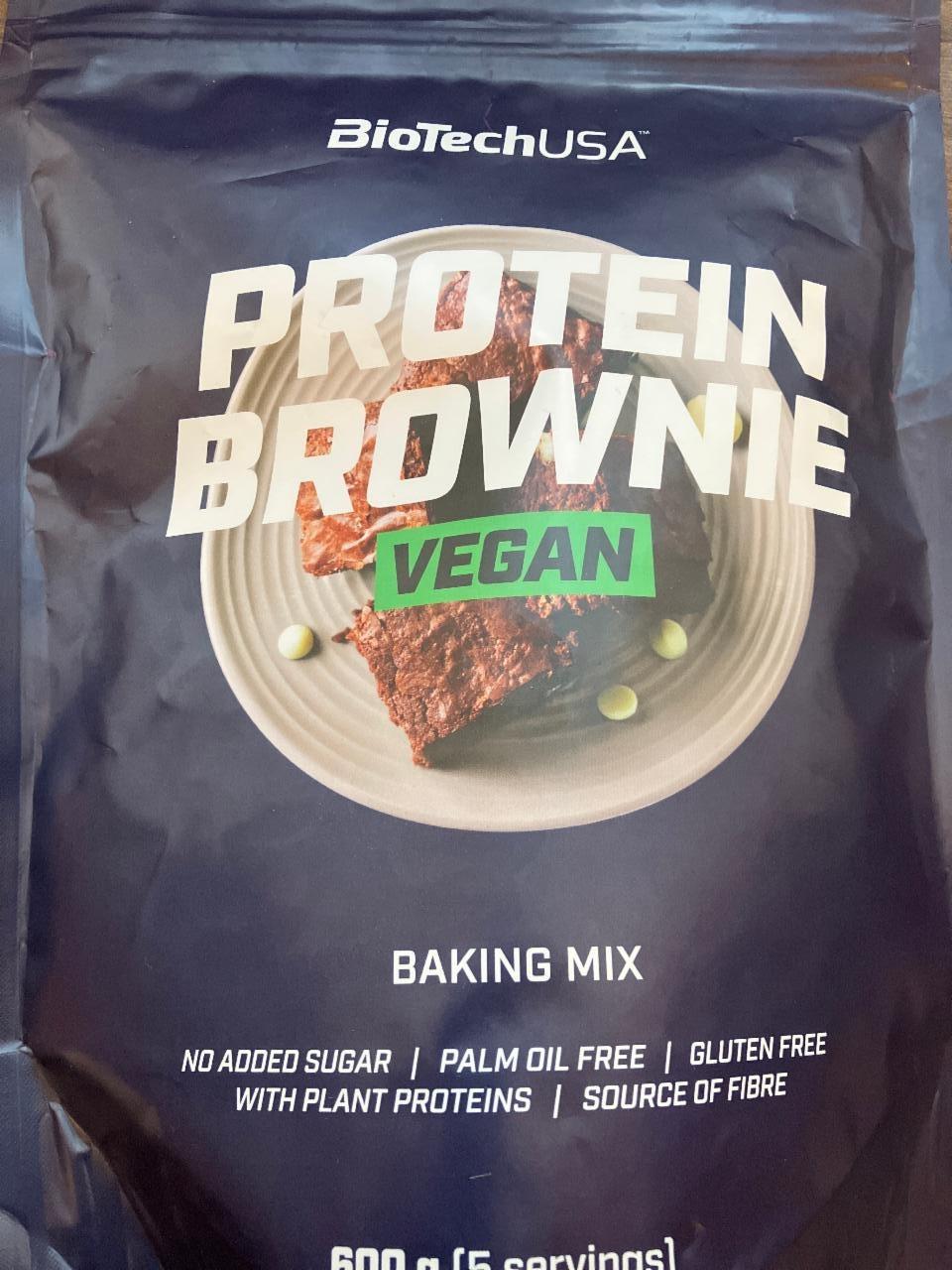 Фото - Protein brownie vegan baking mix BioTechUSA