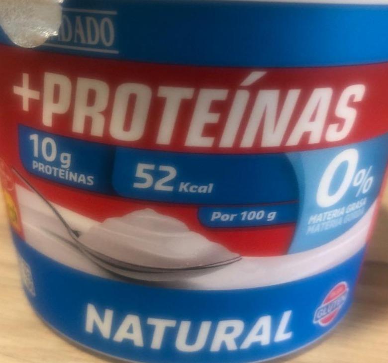Фото - Postre lácteo +proteínas natural 0% mg 10 g proteínas Hacendado