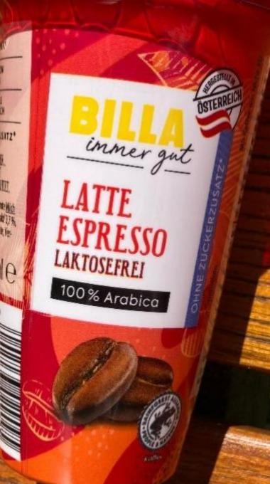 Фото - Кавовий напій Latte Espresso без лактози Billa