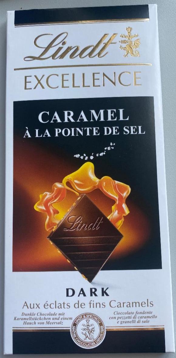 Фото - Шоколад Чорний Excellence Caramel з карамеллю та сіллю Lindt