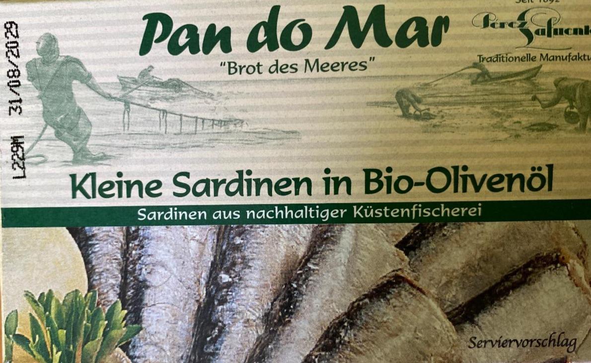Фото - Kleine Sardinen in Bio-Olivenöl Pan do Mar