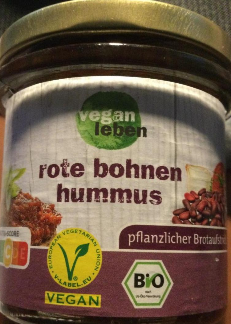 Фото - Rote Bohnen Hummus Vegan leben