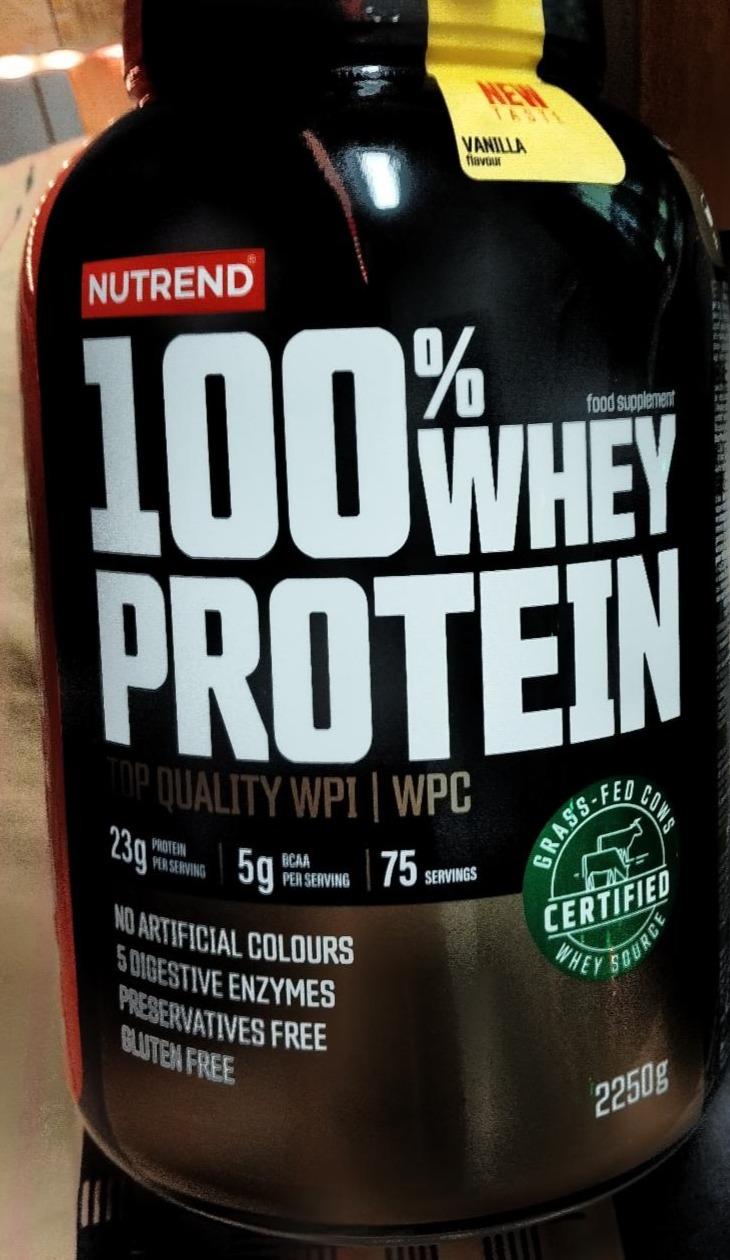 Фото - Протеїн 100% Whey Protein Vanilla Nutrend