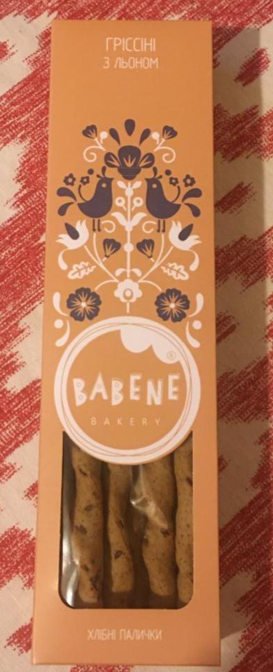 Фото - Хлібні палички з льоном Гріссіні Babene Bakery