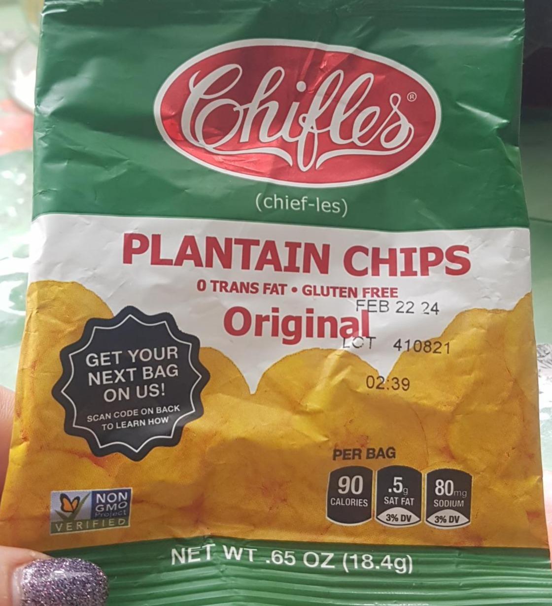 Фото - Plantain chips Chifles