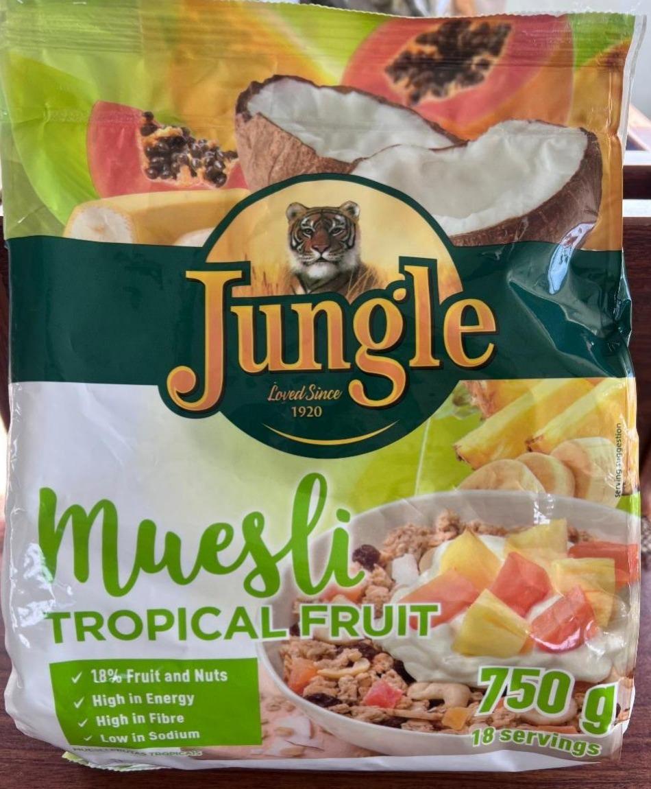 Фото - Crunch Tropical Fruit Muesli Cereal Jungle Energy
