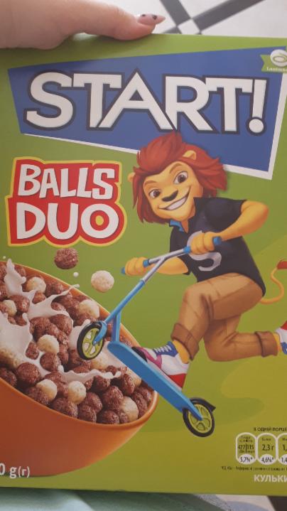 Фото - start balls duo пластівці
