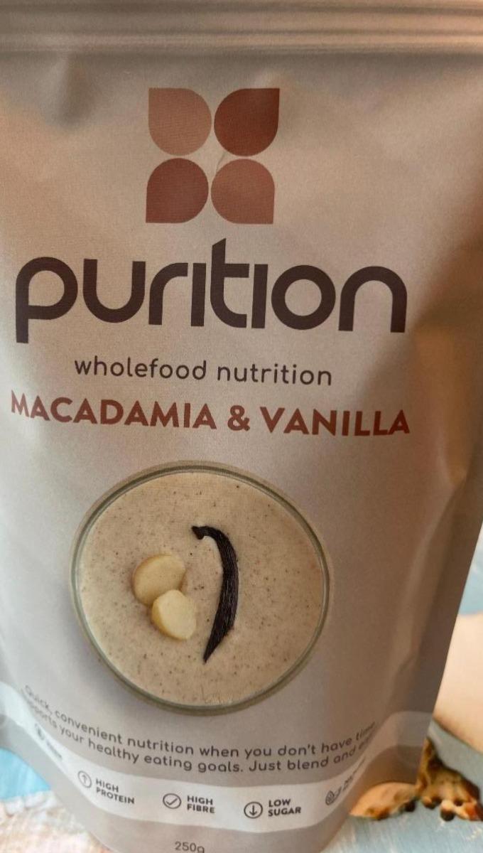 Фото - Протеїновий коктейль Macadamia & Vanilla Purition