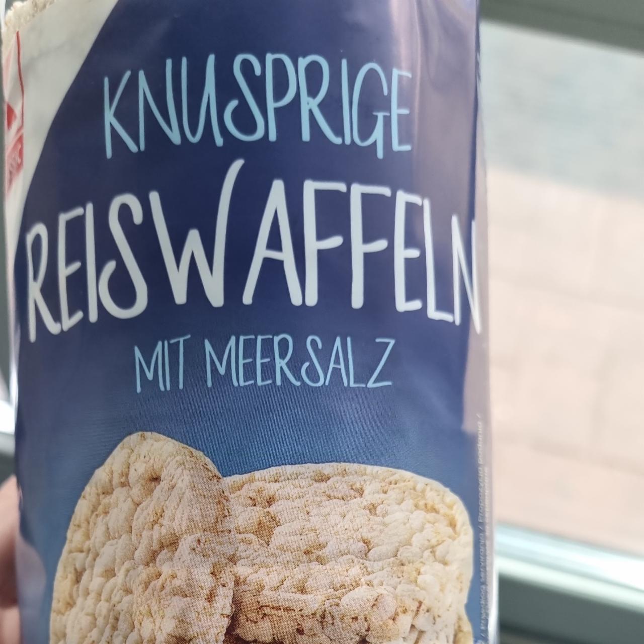 Фото - Хлібці рисові з морською сіллю Knusprige Reiswaffeln Mit Meersalz K-Classic
