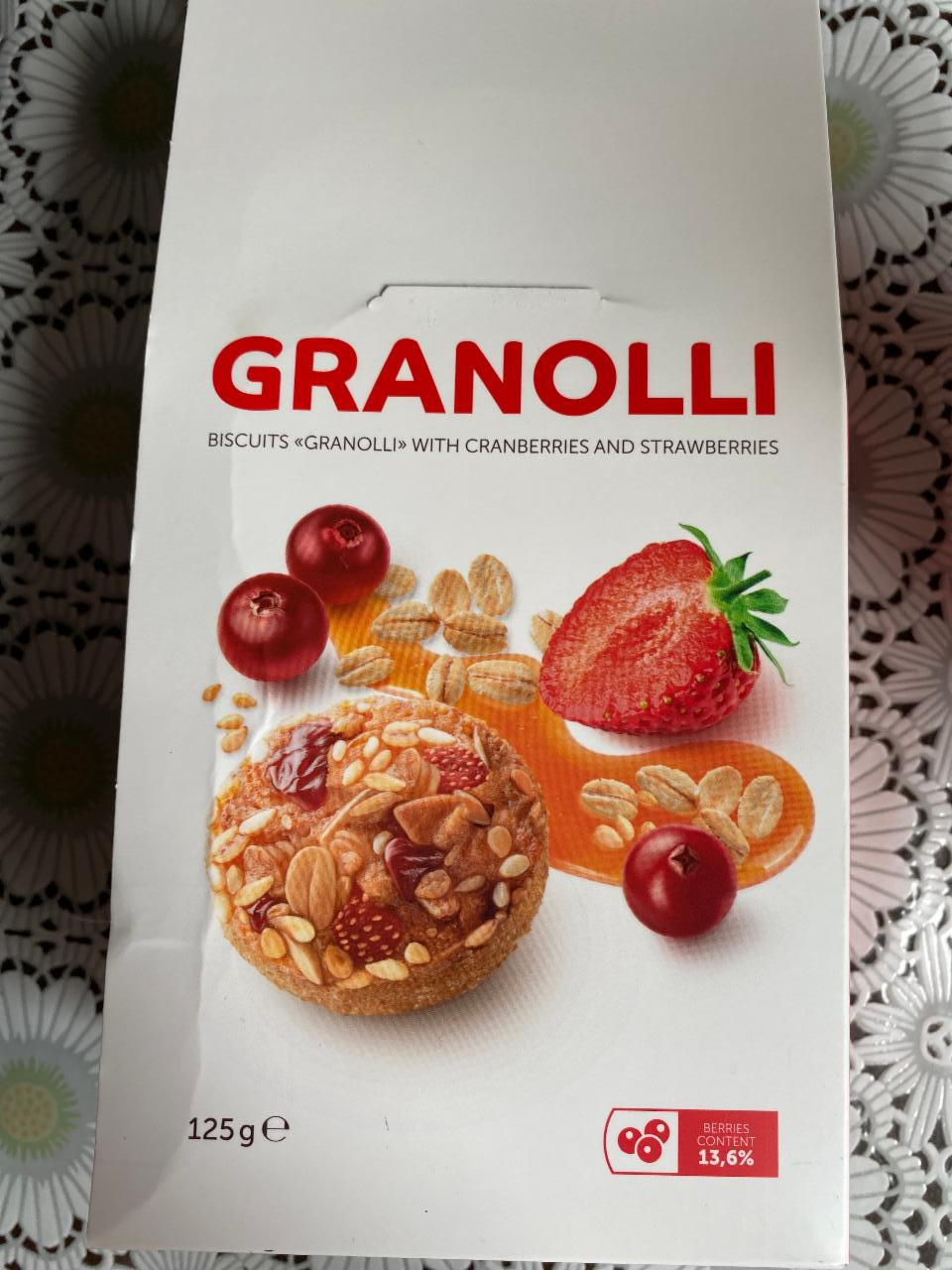 Фото - Печиво Palazzo Granolli з журавлиною та полуницею Bandinelli