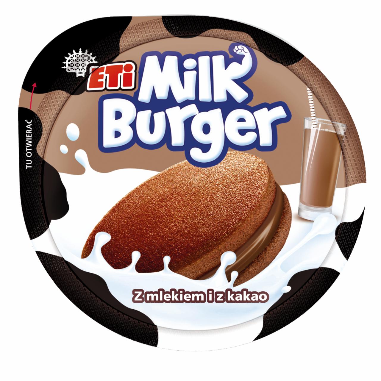 Фото - Burger Ciastko z mlekiem i z kakao Eti Milk