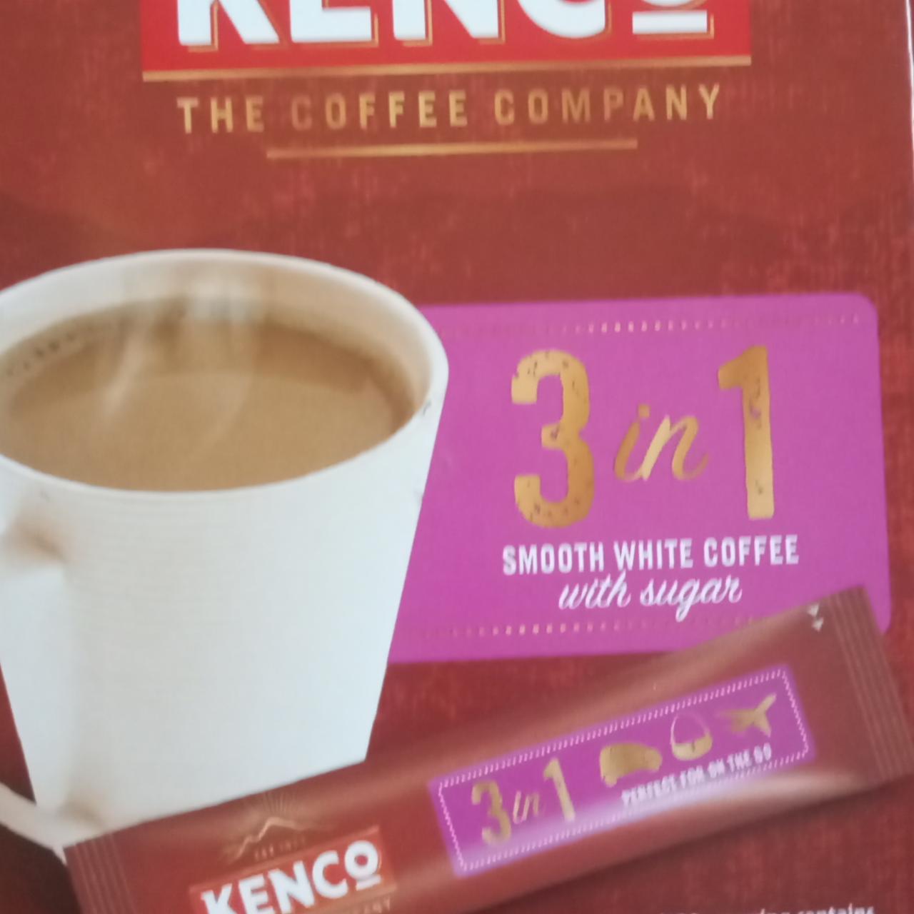 Фото - Kenco 3 in 1 smooth white instant coffee with sugar