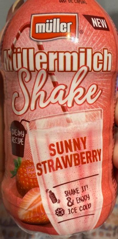 Фото - Напій молочний 3.5% Mullermilch Shake strawberry Muller