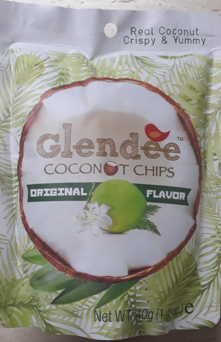 Фото - Чіпси кокосові солодкі Glendee