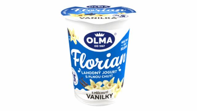 Фото - Florián lahodný jogurt s plnou chutí Vanilka Olma