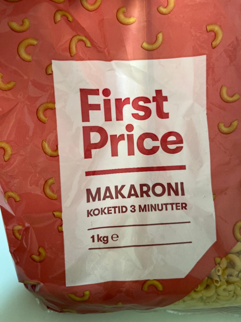 Фото - Макарони First price