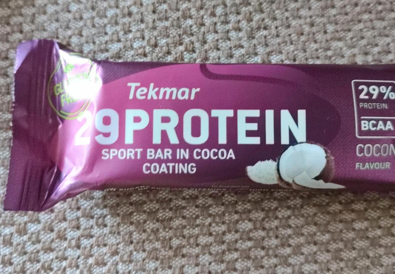 Фото - Батончик протеїновий кокосовий 29 Protein Coconut Sport Bar Tekmar