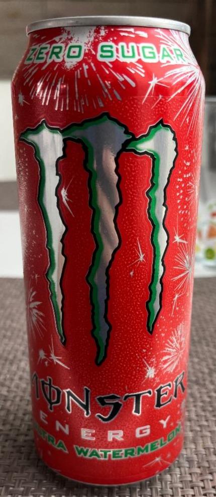 Фото - Напій енергетичний зі смаком кавуна без цукру Ultra Watermelon Monster Energy