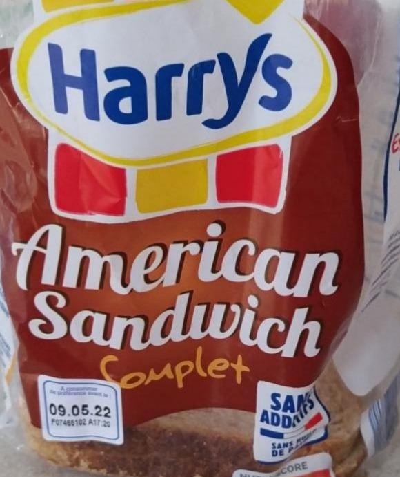 Фото - Хліб Американський сендвіч з цільнозернового хліба maxi Harrys