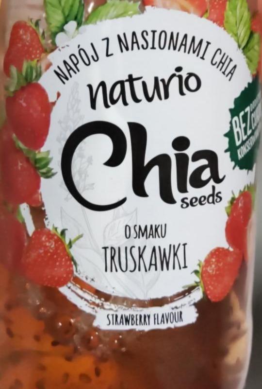 Фото - Napoj z nasionami o smaku truskawki Strawberry Chia Seeds Naturio