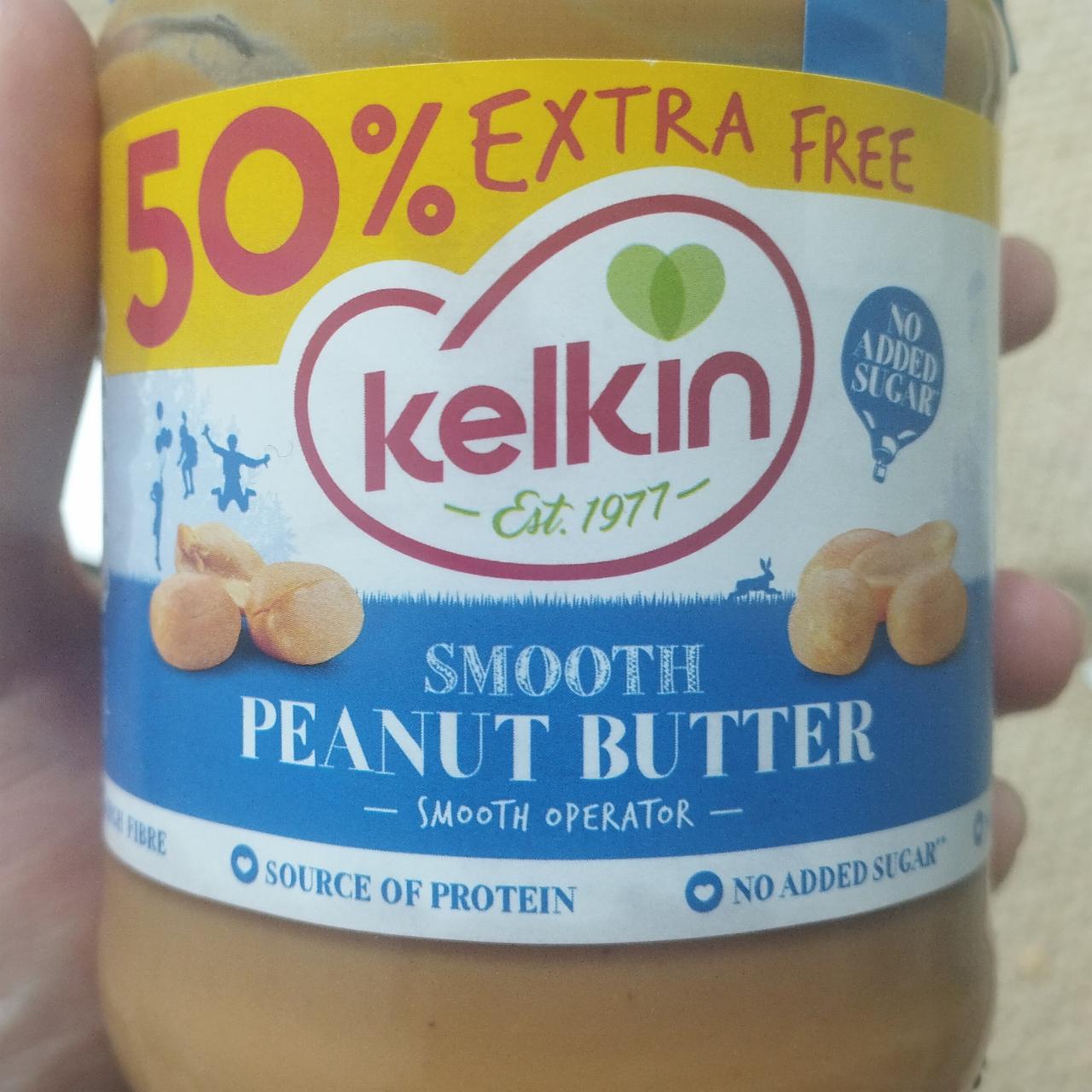 Фото - Паста арахісова Peanut Smooth Butter Kelkin