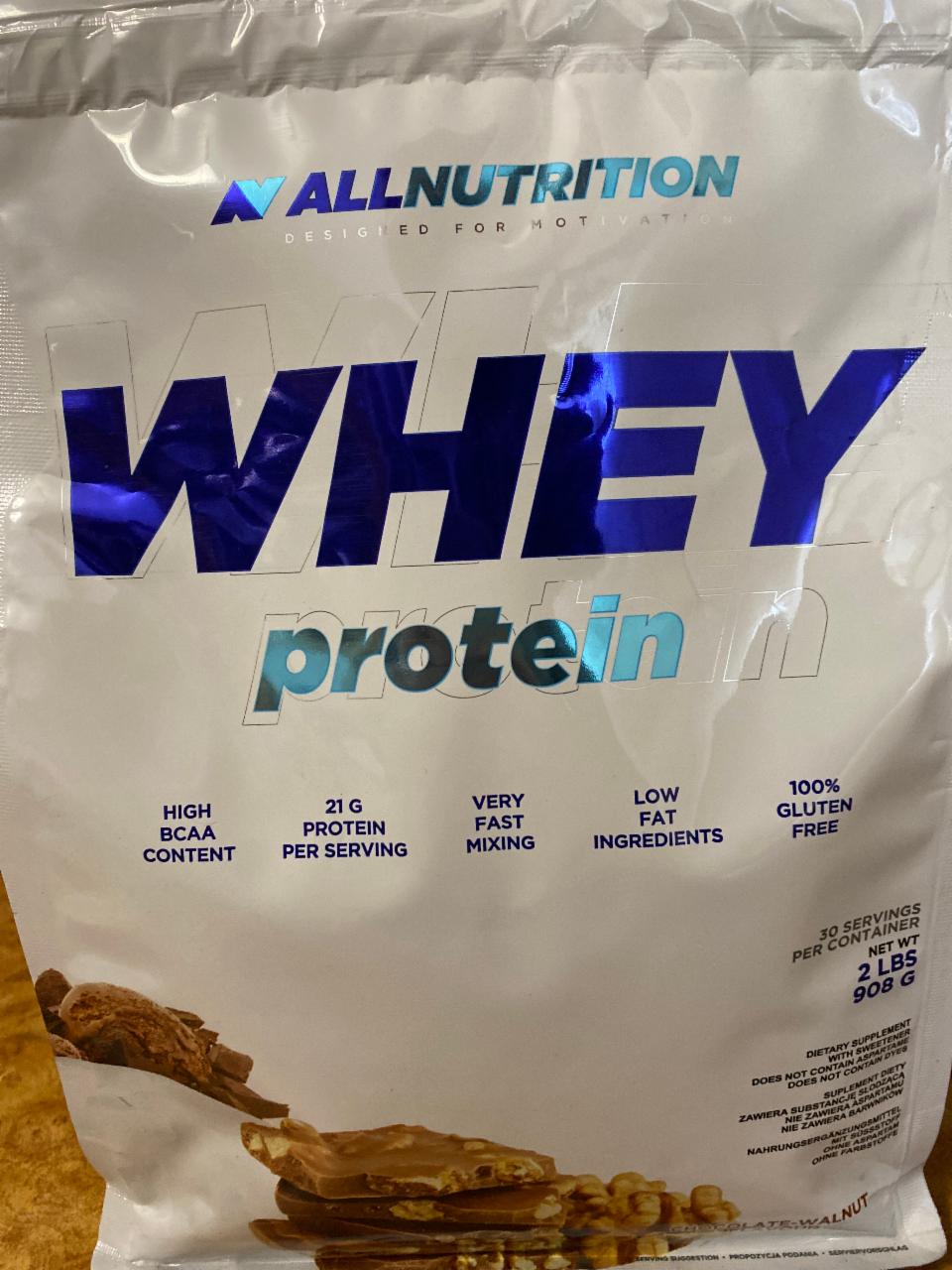 Фото - Протеин шоколадный Whey Protein Chocolate AllNutrition