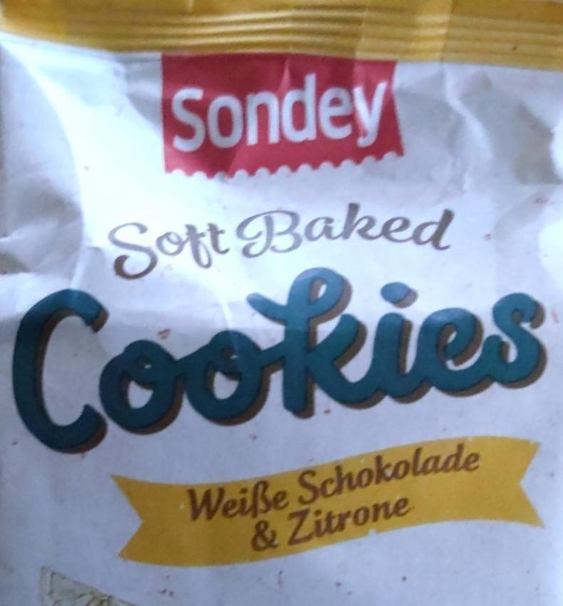 Фото - Soft baked cookies white chocolate Sondey
