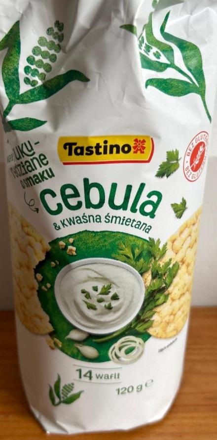 Фото - Wafle kukurydziane o smak Cebula & kwaśna śmietana Tastino