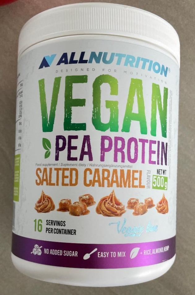 Фото - Протеїн Vegan Pea Protein Salted Caramel AllNutrition