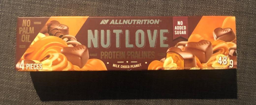 Фото - Nutlove milk choco peanut Allnutrition