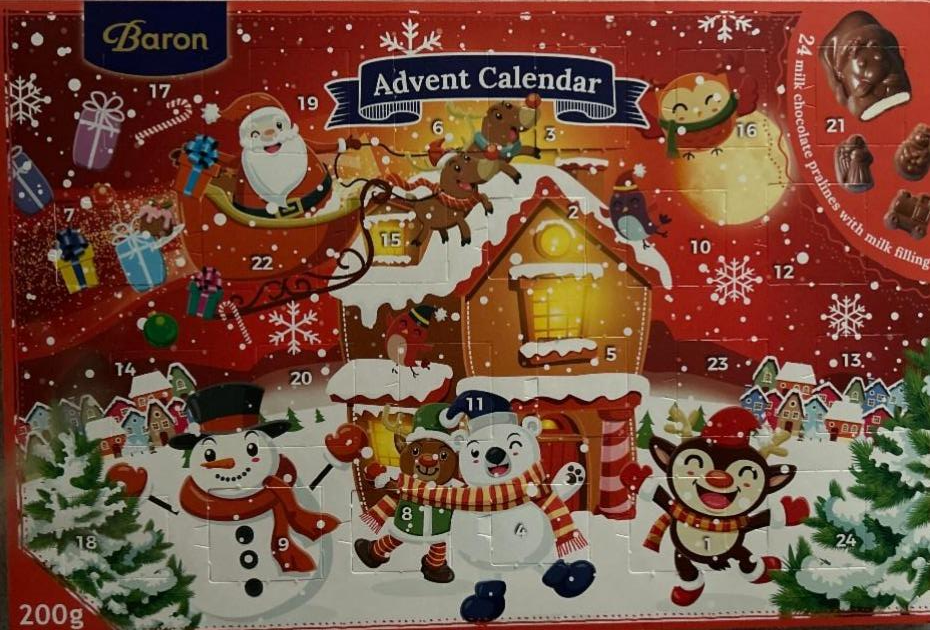Фото - Адвент-календар з різдвяними фігурками Baron