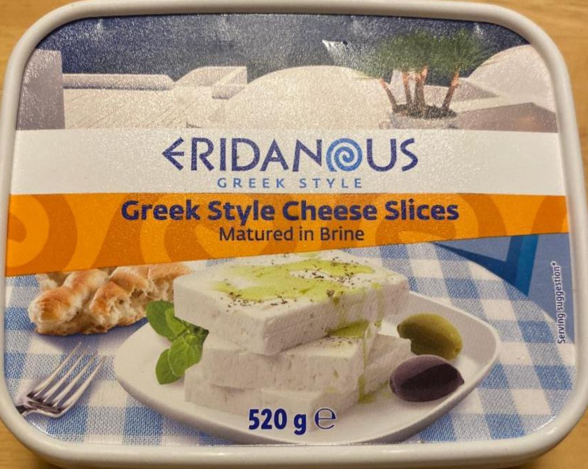 Фото - Greek Style Cheese Slices matured in Brine Eridanous