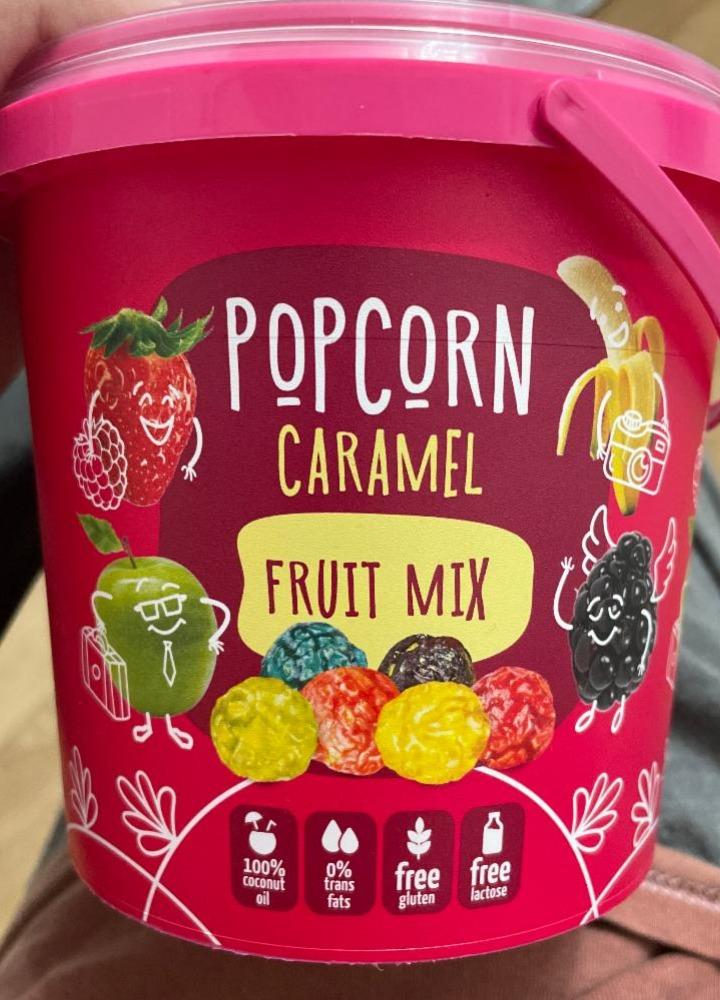 Фото - Попкорн у карамелі зі смаком фруктів Popcorn Caramel Fruit Mix Попкорн Компані