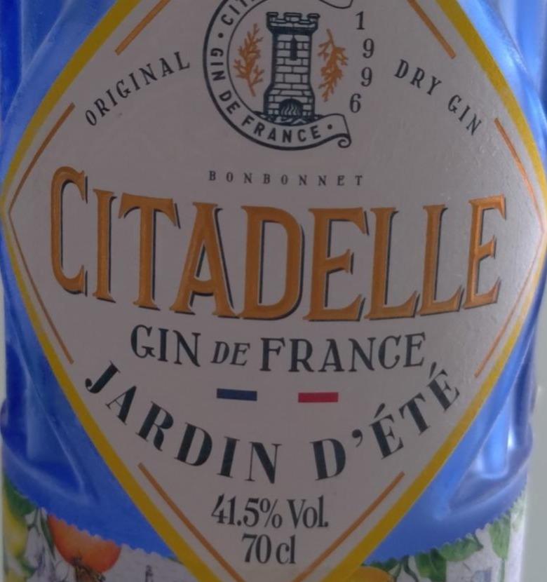 Фото - Французький цитрусовий джин Jardin d'été 41,5% Citadelle