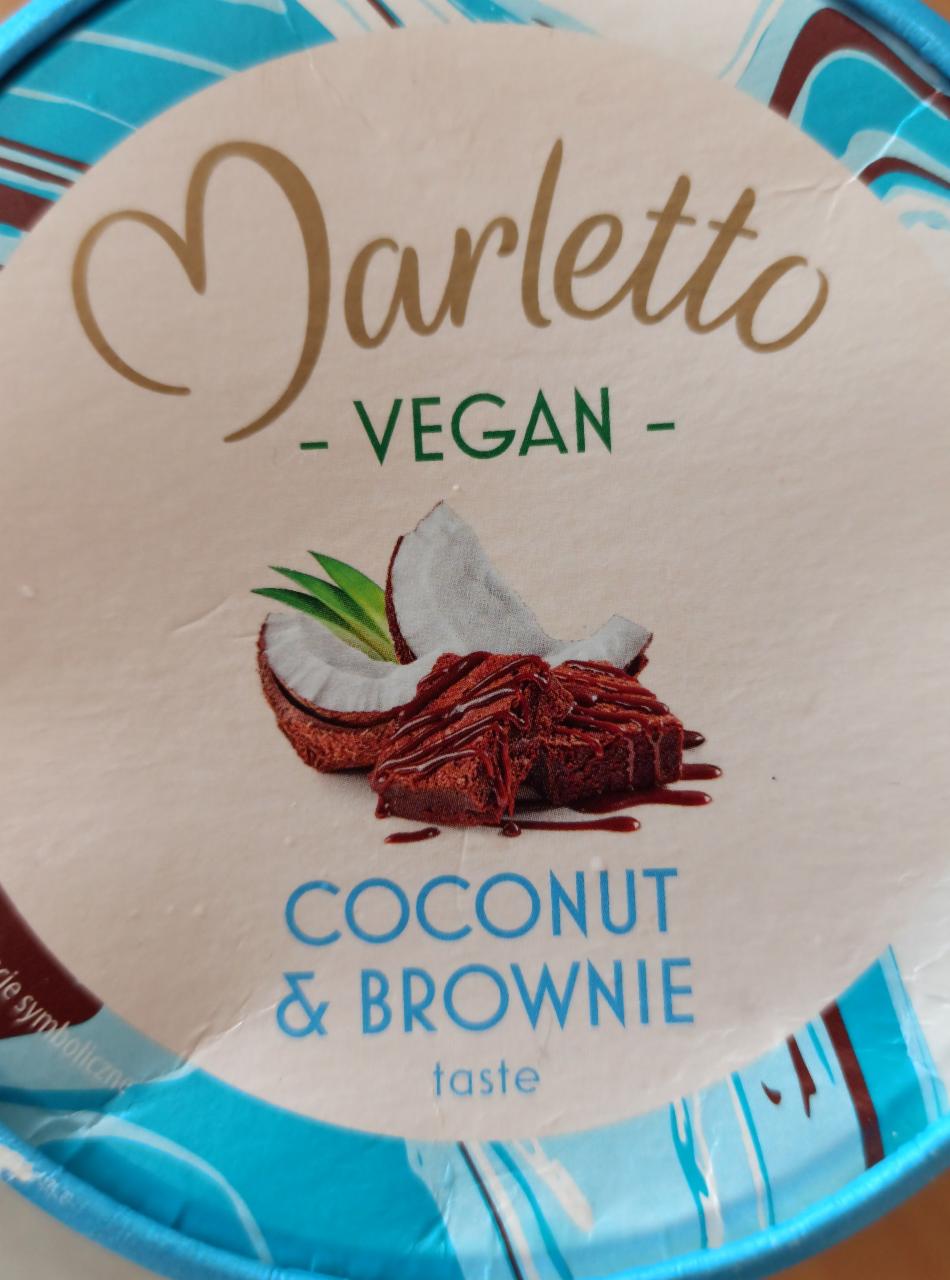 Фото - Морозиво зі смаком кокос-брауні Vegan Coconut-Brownie Marletto