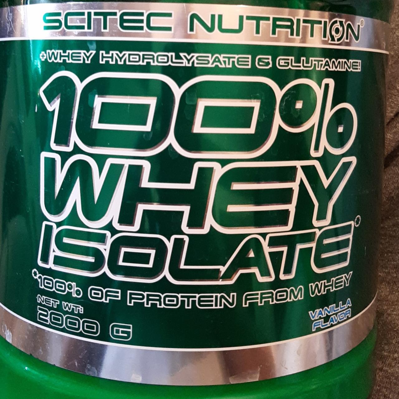 Фото - Протеїн 100% Whey Isolate Protein Scitec Nutrition