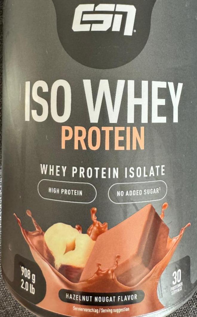 Фото - Iso whey protein Nutrition facts