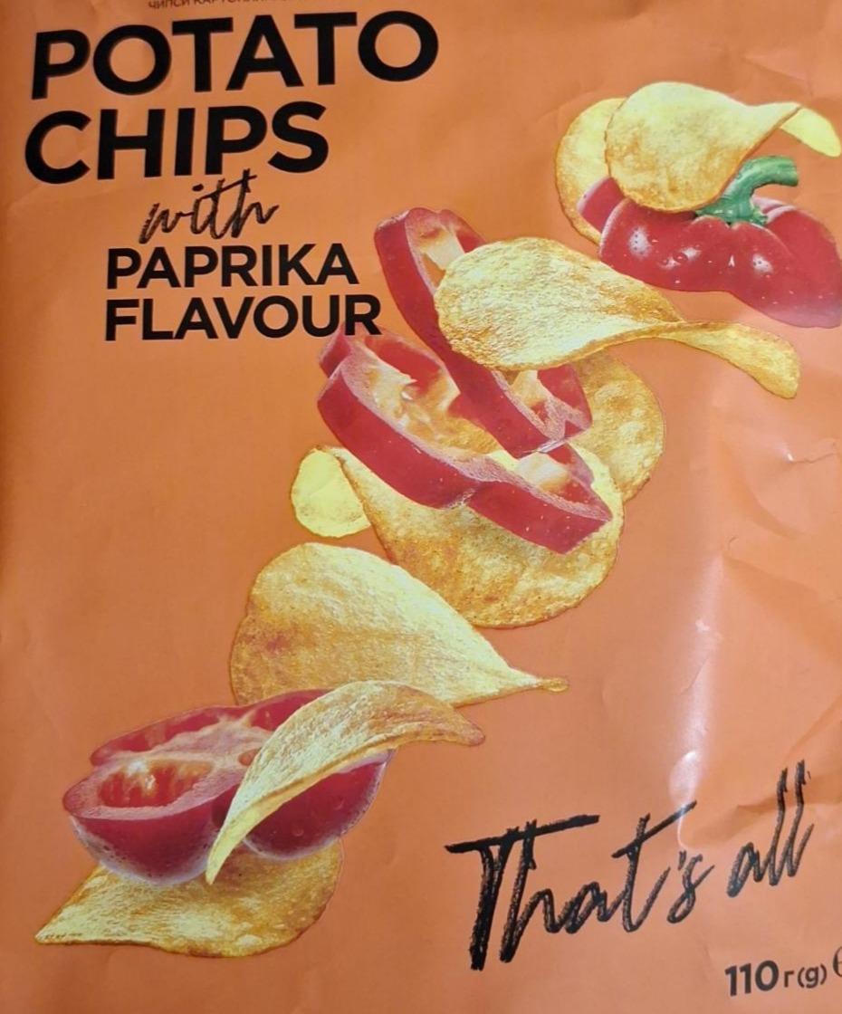 Фото - Potato Chips Paprika Flavour Lidl