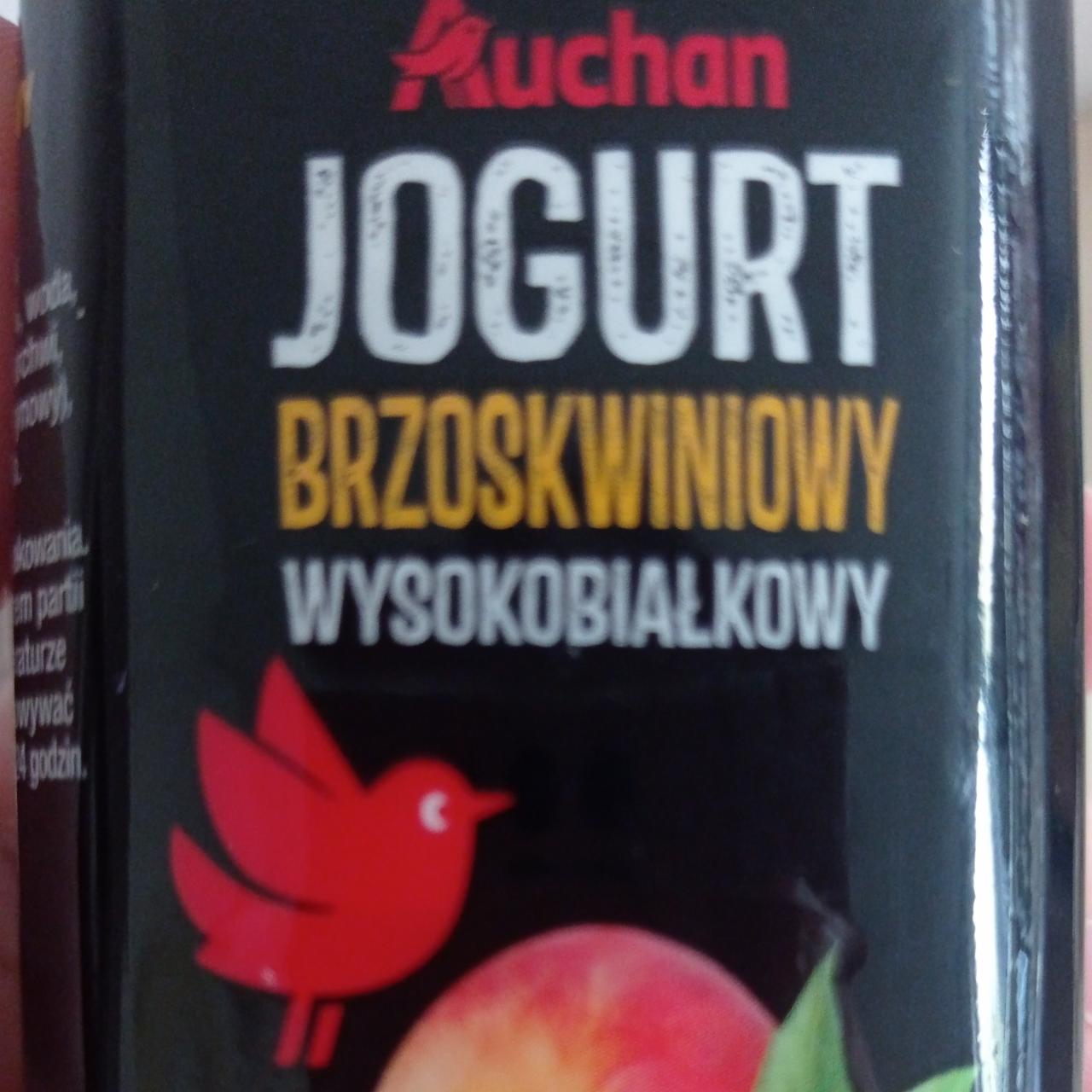 Фото - Jogurt brzoskwiniowy wysokobiałkowy Auchan