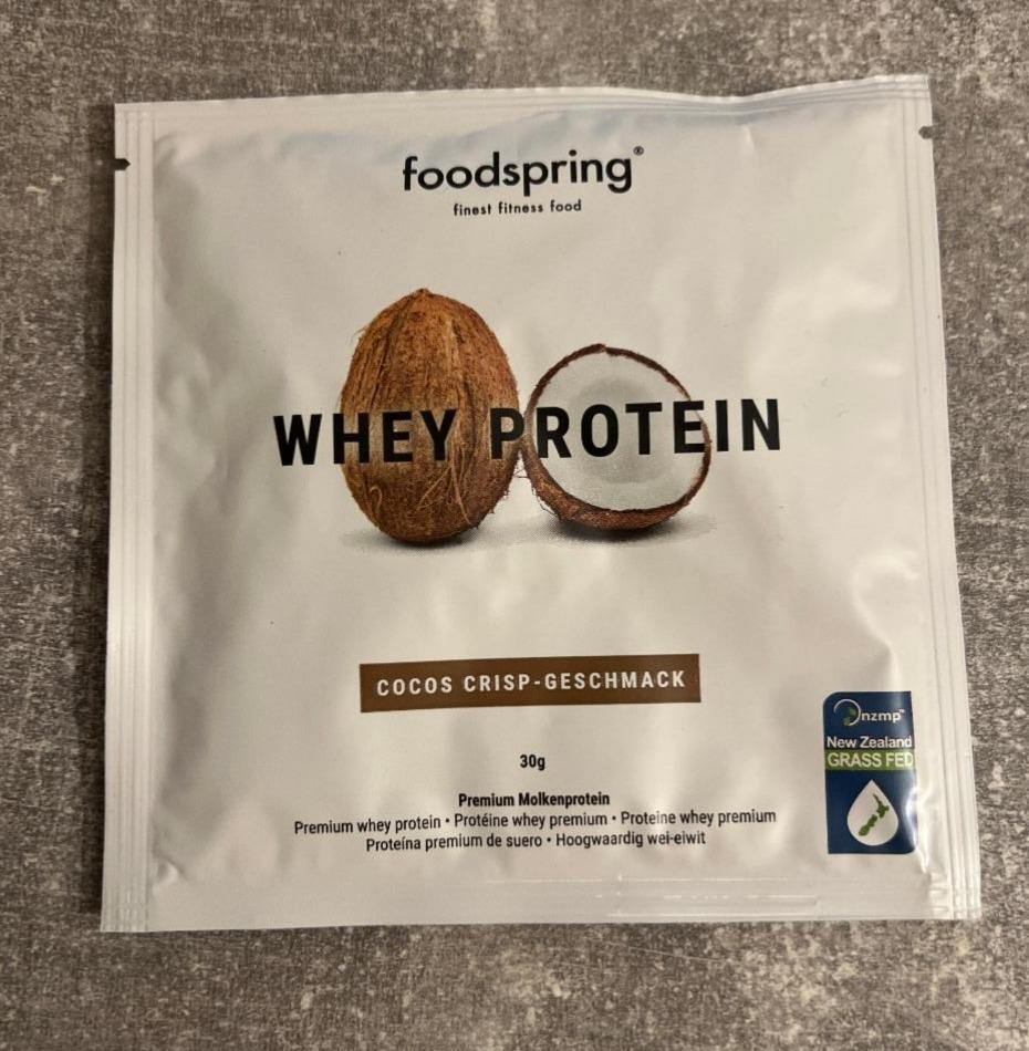 Фото - Протеїн зі смаком кокосу Whey Protein Foodspring