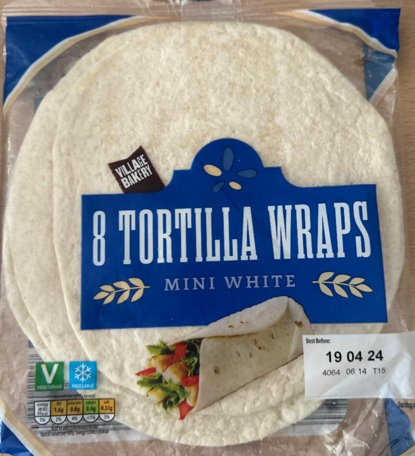 Фото - 8 tortilla wraps mini white Village bakery