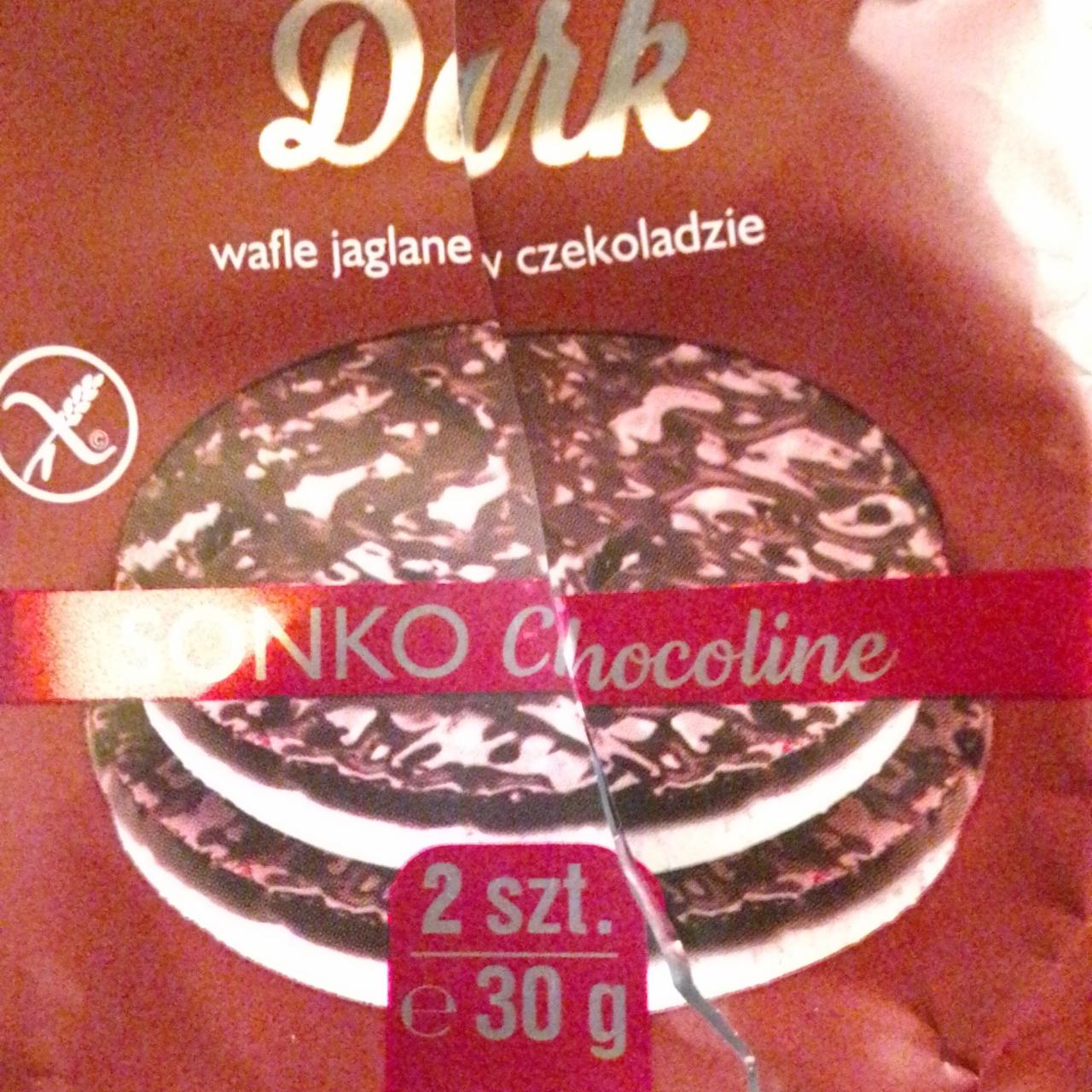 Фото - Хлібці рисові покриті темним шоколадом Dark Sonko