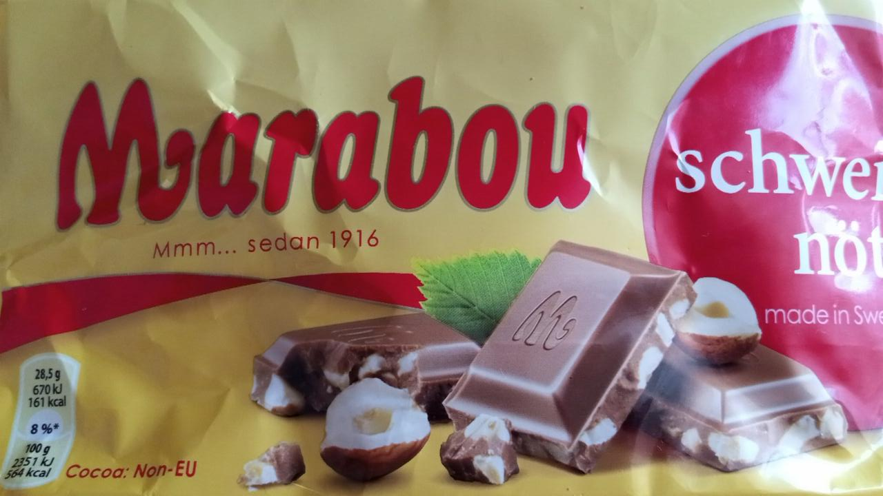 Фото - Шоколад schweizer nöt Marabou
