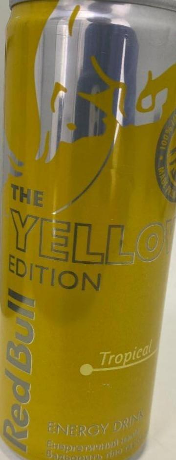 Фото - Напій енергетичний безалкогольний сильногазований Tropical The Yellow Edition Red Bull GmbH